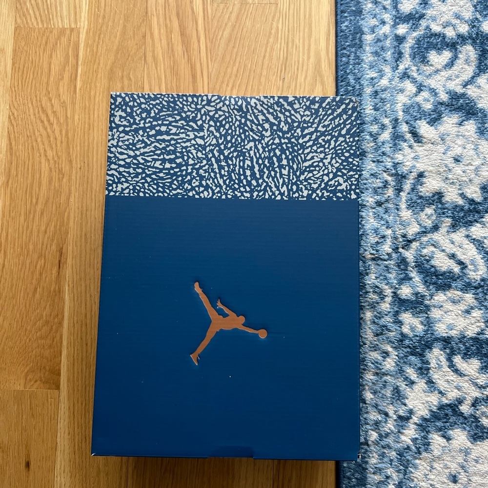 Nike Air Jordan 3s Retro New in Box Blue and White - Picture 4 of 5